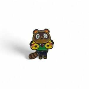 ACNH Tom Nook Money Greed Enamel Pin
